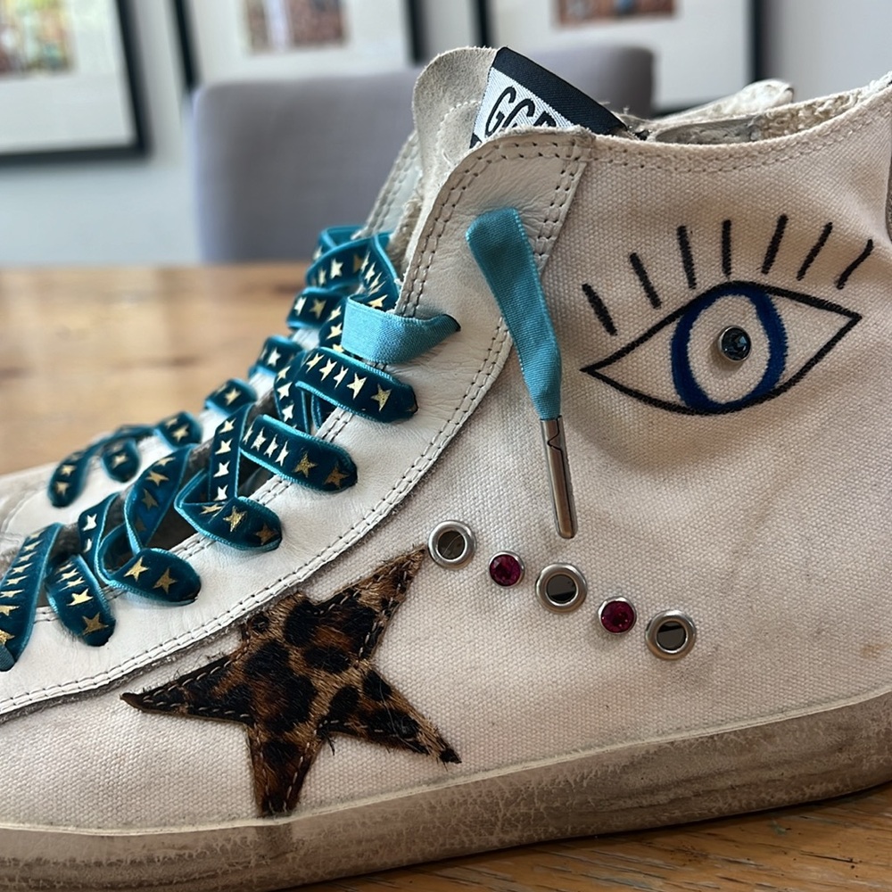 Golden Goose Francy Animalier Star Sneakers